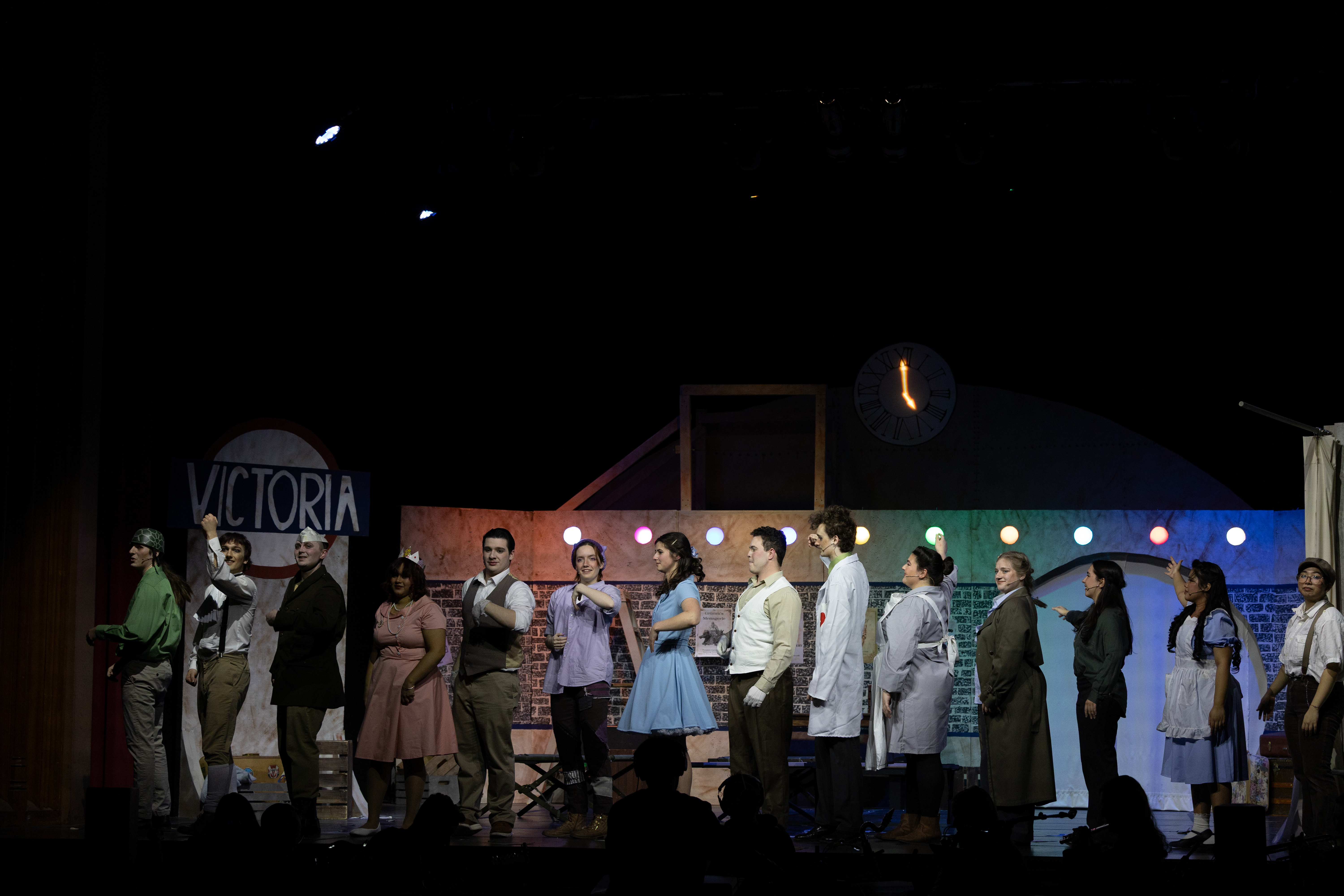 A photo of a scene from Alice by Heart