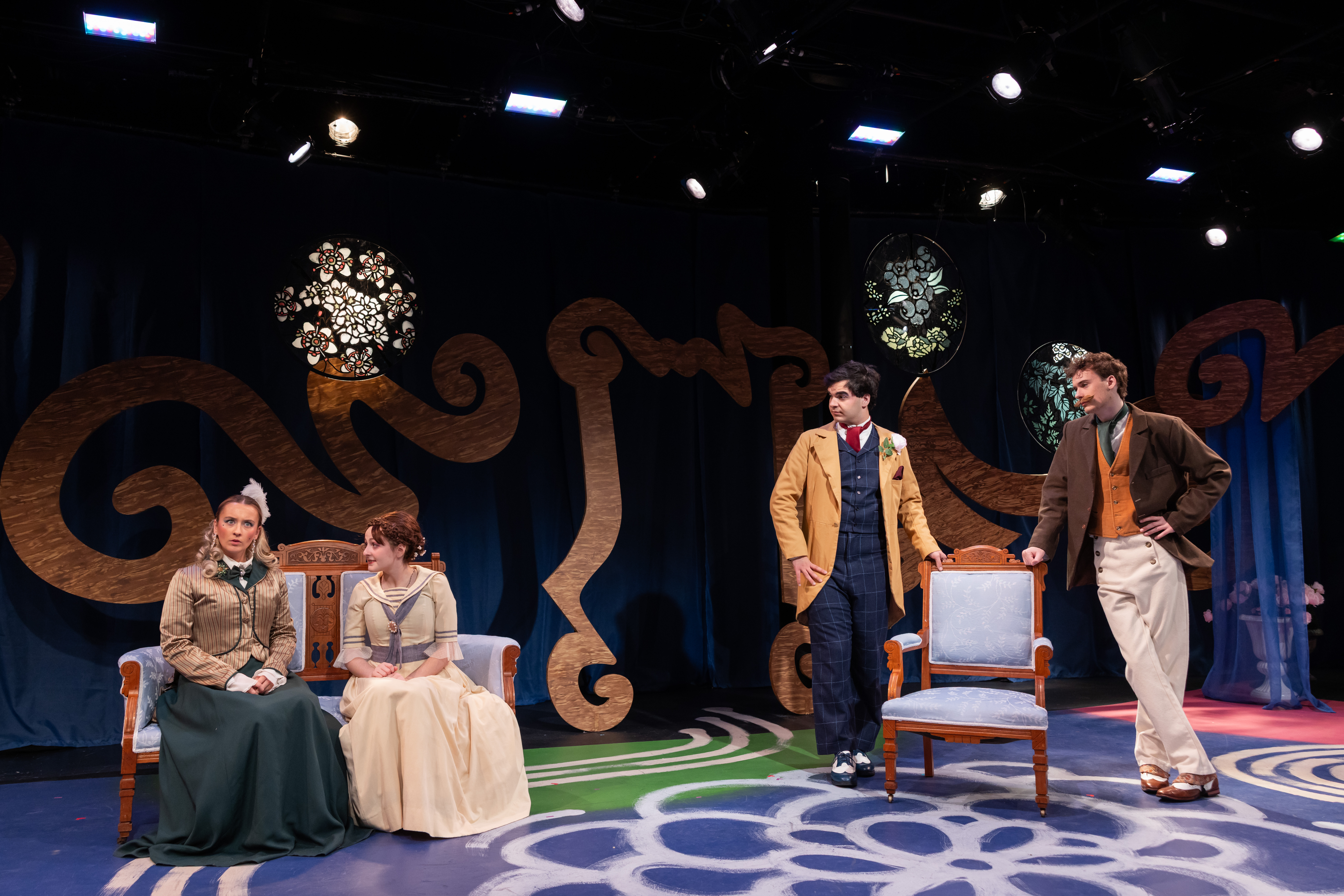 A photo of a scene from The Importance of Being Earnest